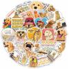 100Pcs Golden Retriever Stickers for Water Bottle, Laptop - Golden Retriever Gifts, Party Supplies & Decorations - Dog Stickers and Decals - Gift for Women & Men view 1