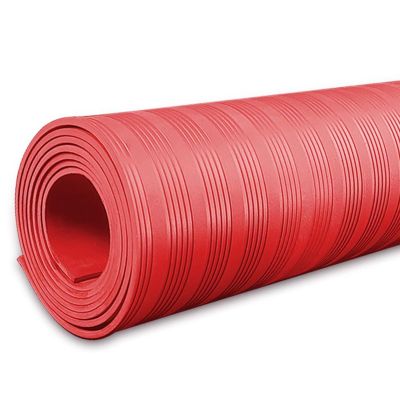 AMUFJJ High Voltage Insulated Rubber Mat, 3 5 6 8 10 MM Thick Safety Rubber Mat for Substations/Power Plants/Factory, Electrical Safety Equipment(19'x1/5"(5.8mx6mm))