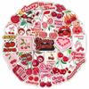 100Pcs Cherry Stickers Waterproof Small for Phone - Cute Fruit Stickers, Red Aesthetic Decals - Cherry Gifts & Party Supplies - Gift for Women & Men view 1