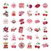 100Pcs Cherry Stickers Waterproof Small for Phone - Cute Fruit Stickers, Red Aesthetic Decals - Cherry Gifts & Party Supplies - Gift for Women & Men view 3