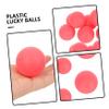 KICHOUSE 100pcs Plastic Pong Balls Raffle Balls Game Night Props Seamless for Parties Durable view 4