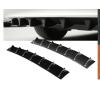 3pcs Universal Rear Bumper Spoiler Diffuser Gloss Black 7 Wing Shark Fin Style Lower Body Lip(Carbon Fiber) view 2