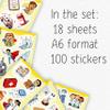 100Pcs Medical Stickers and Decals, Dorctor Stickers - Medical Party Supplies, Decoration - Gift for Women & Men view 2