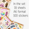 100Pcs California Stickers for Water Bottle, Laptops, Beach Stickers, Decals - California Gifts & Party Decor & Favors - Gift for Women & Men view 2