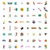 100Pcs California Stickers for Water Bottle, Laptops, Beach Stickers, Decals - California Gifts & Party Decor & Favors - Gift for Women & Men view 4