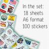 100Pcs Funny Pipefitters Stickers Hard Hat and Decals for Water Bottle - Pipefitter Gifts for Men - Steamfitter Stickers- Gift for Women & Men view 2
