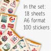100Pcs Canada Stickers for Luggage, for Water Bottle, Canadian Stickers - Canada Party Supplies - Canadian Gifts - Gift for Women & Men view 2