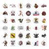 100Pcs Funny Firefighter Stickers for Helme, Water Bottles, Laptop - Fireman Stickers for Hard Hat - Firefighter Gifts for Men - Fireman Party Supplies & Decorations view 3