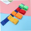 Abaodam 8PCS Stretchy Leg Wrapping Bands Legged Race Adjustable Ankle Tie Straps for Outdoor Games Team Relay and Field Play Random Color view 4