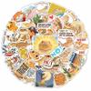 100Pcs Bearded Dragon Stickers for Water Bottle - Bearded Dragon Party Supplies - Gift for Women & Men view 1