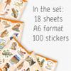 100Pcs Bearded Dragon Stickers for Water Bottle - Bearded Dragon Party Supplies - Gift for Women & Men view 2