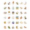 100Pcs Bearded Dragon Stickers for Water Bottle - Bearded Dragon Party Supplies - Gift for Women & Men view 4
