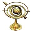 ALFAMART HT "Exquisite 10-Inch Brass Armillary Sphere Globe  Antique Celestial Navigation Instrument with Zodiac Symbols, Astronomical Rings view 4