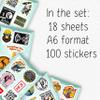 100Pcs Lineman Stickers for Hard Hats, Funny, for Water Bottle - Lineman Party Supplies & Party Decorations - Hard Hat Stickers - Gift for Women & Men view 2