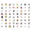 100Pcs Lineman Stickers for Hard Hats, Funny, for Water Bottle - Lineman Party Supplies & Party Decorations - Hard Hat Stickers - Gift for Women & Men view 4