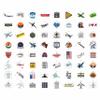 100Pcs Aviation Stickers and Decals Waterproof - Pilot Stickers for Laptop, Airplane Decals - Aviation Gifts for Pilots - Gift for Women & Men view 3