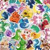 100Pcs Cute Dragon Stickers Waterproof, Funny for Laptop - Dragon Party Supplies - Gift for Women & Men view 1