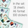 100Pcs Archery Stickers and Decals for Bow Case, Arrow Stickers - Archery Party Supplies- Bow Hunting Decals - Gift for Women & Men view 2