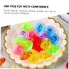 KICHOUSE 20pcs Acrylic Toys Boys and Girls Gyro Toys for Boys and Girls Rotating Tops Creative Plaything view 3
