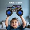 1:14 Waterproof RC Truck, Front & Rear Wheelie Monster Truck Toys, 4WD Amphibious Remote Control Car with LED Light, All Terrain Off-Road Toy for 4 5 6 7 8 9 10 11 12 Year Old Boys Girls view 4