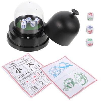 Abaodam 1set Automatic Electric Dice Cup Professional Dice Shaker for Ktv Board Games Indoor Entertainment Design Smooth Texture for Fun Family Gaming