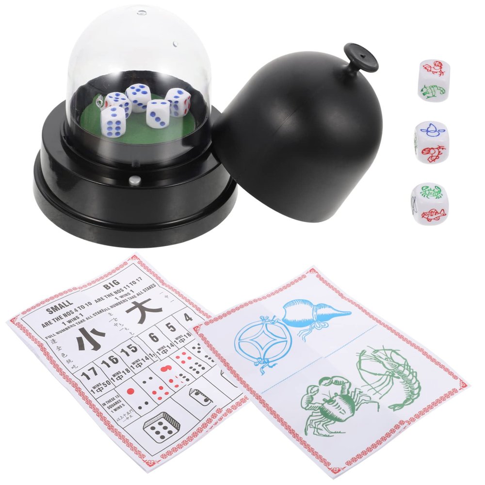 Abaodam 1set Automatic Electric Dice Cup Professional Dice Shaker for Ktv Board Games Indoor Entertainment Design Smooth Texture for Fun Family Gaming