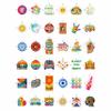 100Pcs Hippie Stickers for Phones, Water Bottles, Groovy Stickers Bulk for Laptop, for Water Bottle - Hippie Gifts, Party Supplies & Decoration - Gift for Women & Men view 3