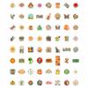 100Pcs Hippie Stickers for Phones, Water Bottles, Groovy Stickers Bulk for Laptop, for Water Bottle - Hippie Gifts, Party Supplies & Decoration - Gift for Women & Men view 4