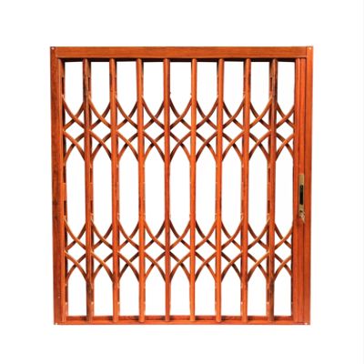 Aluminum Alloy Retractable Foldable Security Gate - Heavy Duty Prevent Theft Sliding Door for Home, Sliding Window Guard Rail Gate(Style3,90x140cm/35.4x55.1in)