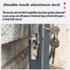 Aluminum Alloy Retractable Foldable Security Gate - Heavy Duty Prevent Theft Sliding Door for Home, Sliding Window Guard Rail Gate(Style3,90x140cm/35.4x55.1in) view 2