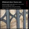 Aluminum Alloy Retractable Foldable Security Gate - Heavy Duty Prevent Theft Sliding Door for Home, Sliding Window Guard Rail Gate(Style3,90x140cm/35.4x55.1in) view 3
