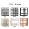 Aluminum Alloy Retractable Foldable Security Gate - Heavy Duty Prevent Theft Sliding Door for Home, Sliding Window Guard Rail Gate(Style3,90x140cm/35.4x55.1in) view 4