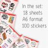 100Pcs Funny Mom Stickers for Water Bottle, Laptop, Phone - Funny Gifts for Mom - Mother Stickers and Decals - Gift for Women & Men view 2