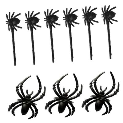 EPIGEIST 1set Halloween Spider Hairpins Faux Spider Hair Clips and for Party Decorations Creative Costume Accessories for