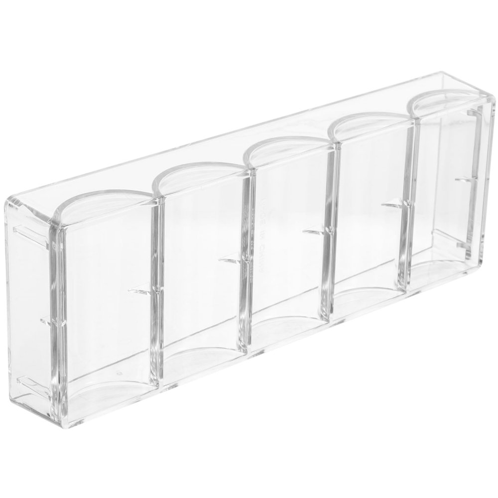 JOINPAYA Poker Chip Holder Large Capacity Compartment Poker Chip Tray for Easy Storage and Viewing for Game and Fun