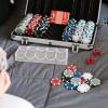 JOINPAYA Poker Chip Holder Large Capacity Compartment Poker Chip Tray for Easy Storage and Viewing for Game and Fun view 2