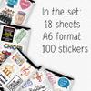 100Pcs Choir Stickers and Decals for Water Bottle, Laptops - Choir Gifts for Choir Director - Music & Singing Stickers, Gift for Women & Men view 2