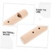 Abaodam Wooden Piccolo Toy Flute for Boys and Girls Diy Painting Whistle Flute Unpainted Recorder Instrument view 3