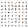 100Pcs Raccoon Stickers for Water Bottle, Laptop - Raccoon Gifts & Party Supplies - Gift for Women & Men view 3