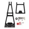 Fabater 1/10 RC Crane Arm, RC Winch/Serve Truck Tow Truck Crane Arm Wrecker Kit for 1/10 Scale Climbing Car, DIY and Tow Build Kit, Aluminum Alloy Construction (Black) view 1