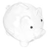 Abaodam Large Glass Piggy Bank for Adults Coin Bank Jar Tattoo Fund Jar Cute Decorative Coin Box for Boys and Girls view 1