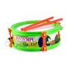 Bontempi Green Small Drum with Shoulder Strap, Complete with Sticks, Realistic Sound, Diameter 150 mm, Musical Toy for Children from 18 Months view 1