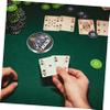 FOYTOKI 1pc Poker Chip Holder Dealer Button Card Holder Party Favor Metal Poker Accessory view 4