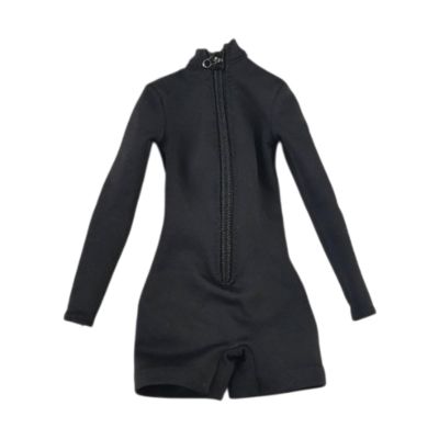 1/6 Action Figures Suit Doll Clothing Handmade Soft Stylish Accessory Female Figure Clothes Costume for 12inch Female, Black