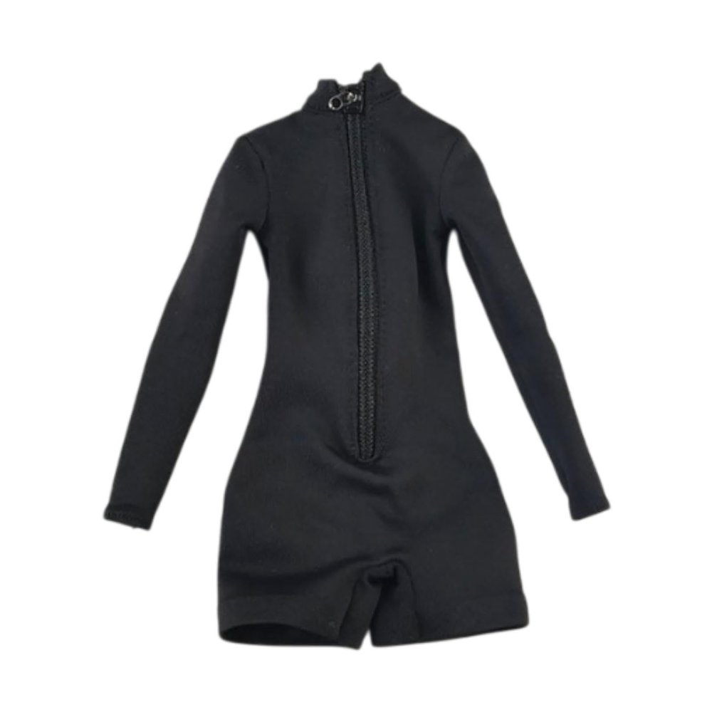 1/6 Action Figures Suit Doll Clothing Handmade Soft Stylish Accessory Female Figure Clothes Costume for 12inch Female, Black