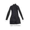 1/6 Action Figures Suit Doll Clothing Handmade Soft Stylish Accessory Female Figure Clothes Costume for 12inch Female, Black view 3