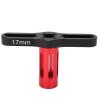 17MM HEX Nuts SPLINED Wheel HUBS Aluminum Alloy Material for TRAXXAS 5353X EREVO Summit 1/10 RC CAR (Red) view 2