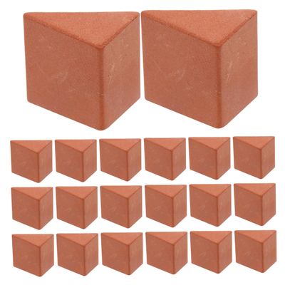 30pcs Miniature Bricks Realistic Fake Bricks for Crafting Mini Houses Educational Play for Boy Girl and Adults Design