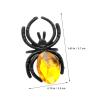 NAMOARLY Spider Rings with Fake Gem Charms 20Pcs Plastic Spider Jewelry for Party Favors and Holiday Decorations view 2