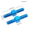 CoudarTitie 2 Pieces Turnbuckle Shaft 3x18mm Aluminum Alloy Spare Parts Direct Repalcements for 54247 W202 RC Car Hobby Toy Vehicles view 3
